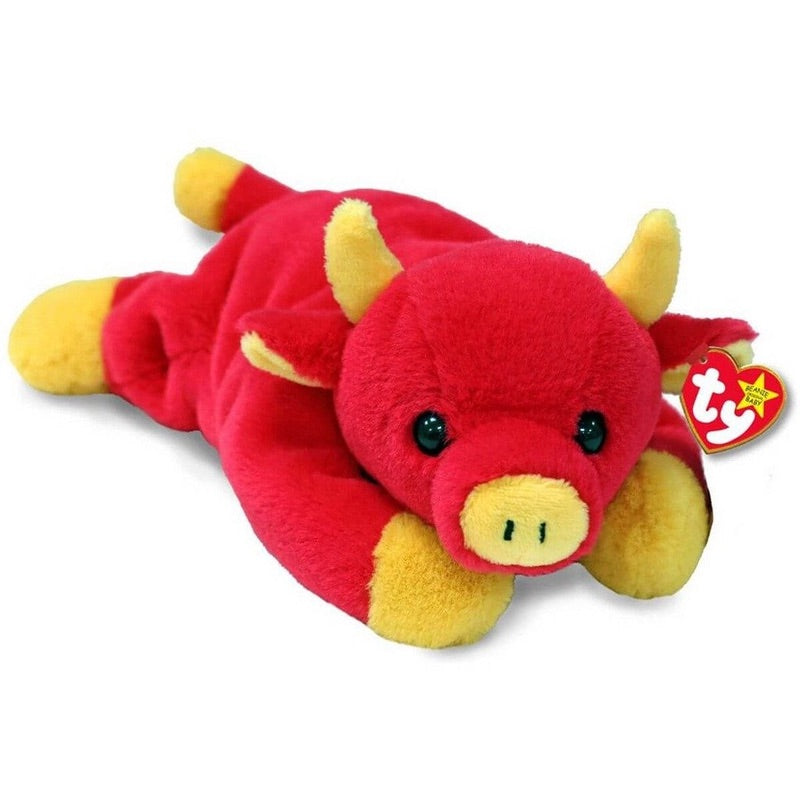 Ty 30th Anniversary Beanie Baby Snort the Bull II