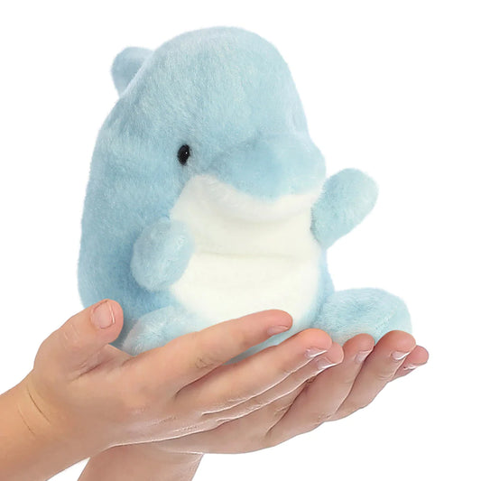 Palm Pals Clicks Dolphin Soft Toy