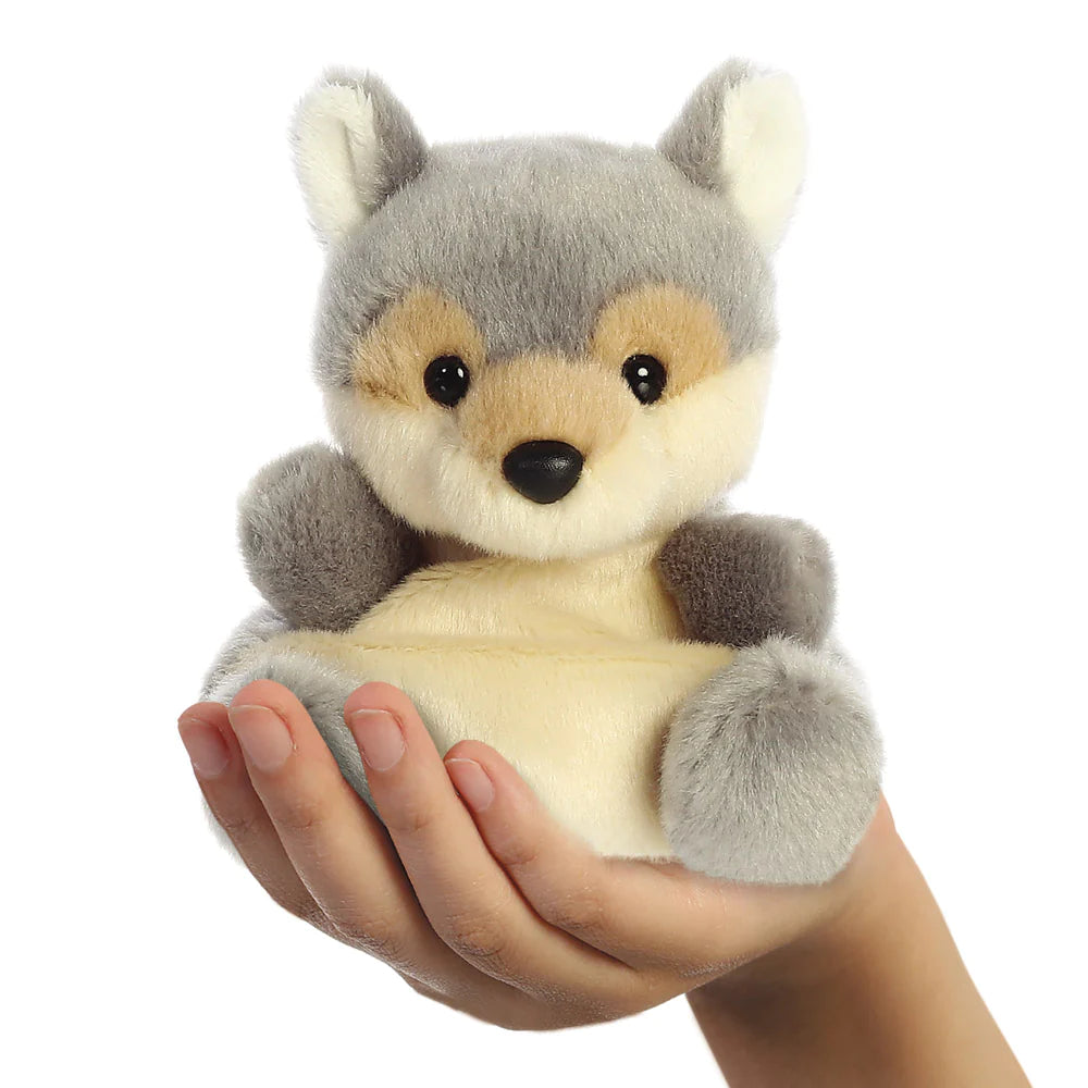 Palm Pals Lucian Wolf 5 Inch Plush Soft Toy