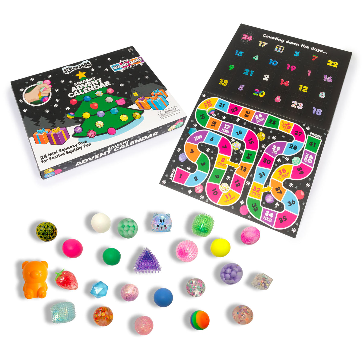 Scrunchems 2026 Advent Calendar – 24 Mini Fidget Squish Toys