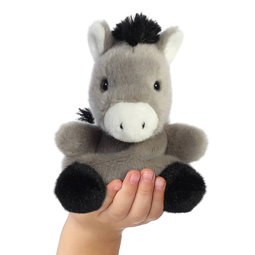 Palm Pals Eli Donkey Soft Toy 5 Inch