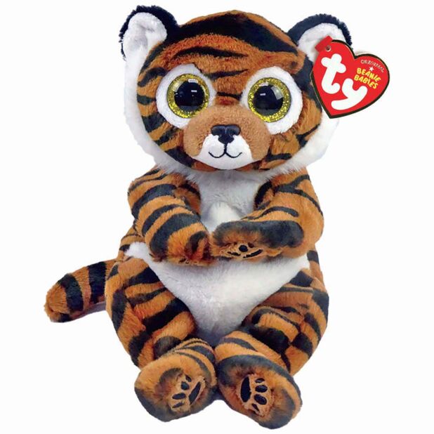 Ty Clawdia Tiger Beanie Bellies Plush Soft Toy 6 Inch