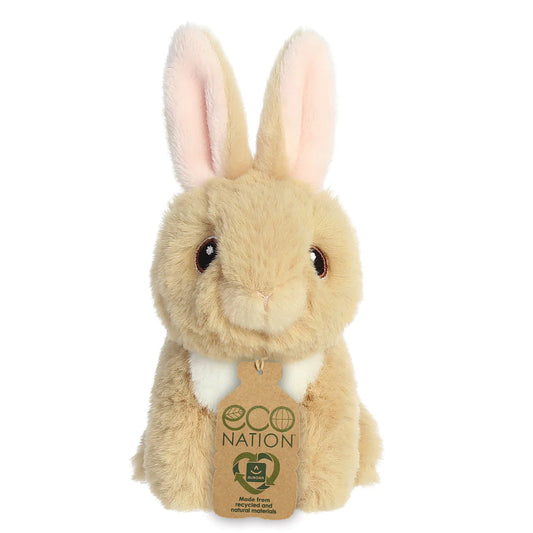 Eco Nation Mini Tan Bunny Soft Toy 5 Inch