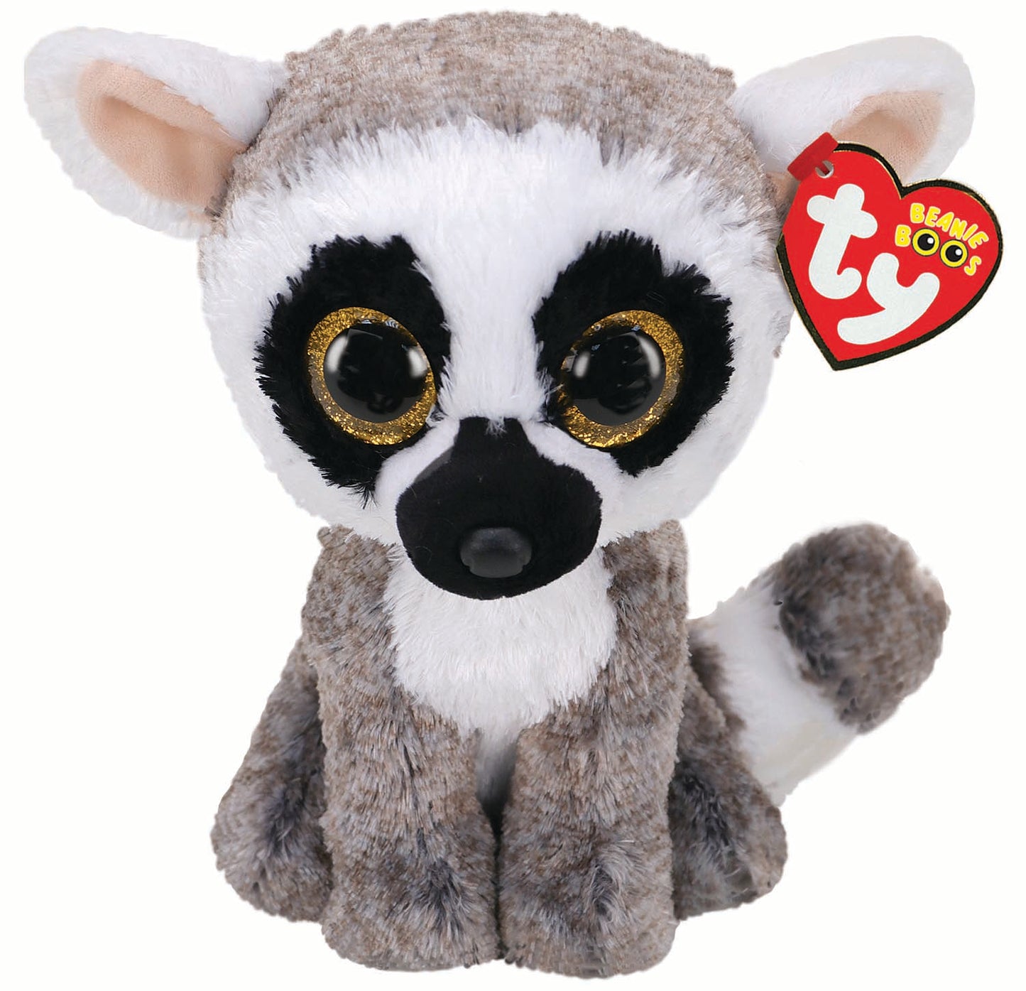 Ty Beanie Boo Linus the Lemur 6 Inch Plush Soft Toy