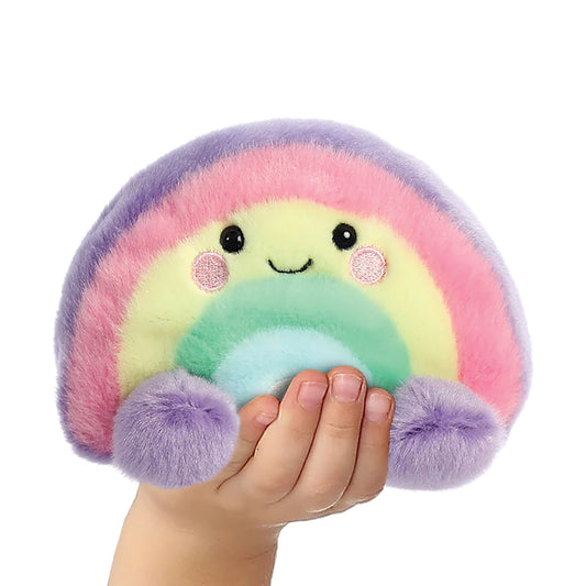 Palm Pals Vivi Rainbow Soft Toy 5 Inch