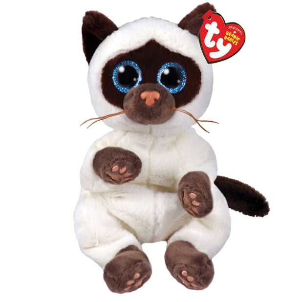 Ty Miso Siamese Cat Beanie Bellies Plush Soft Toy 6 Inch