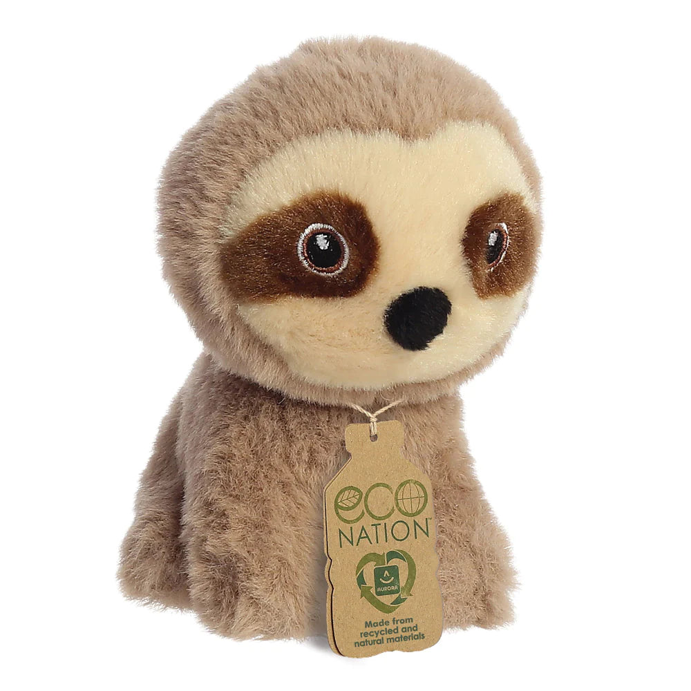 Eco Nation Mini Sloth Soft Toy 5 Inch