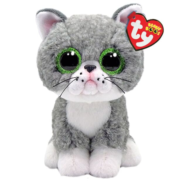 Ty Beanie Boo Heather the Cat (Without Horn) 6 Inch Plush Soft Toy