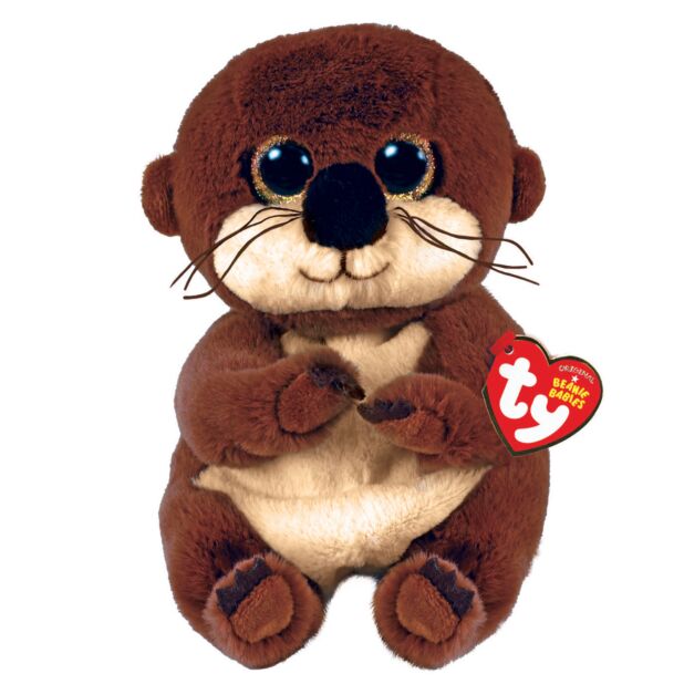 Ty Mitch Otter Beanie Bellies Plush Soft Toy 6 Inch