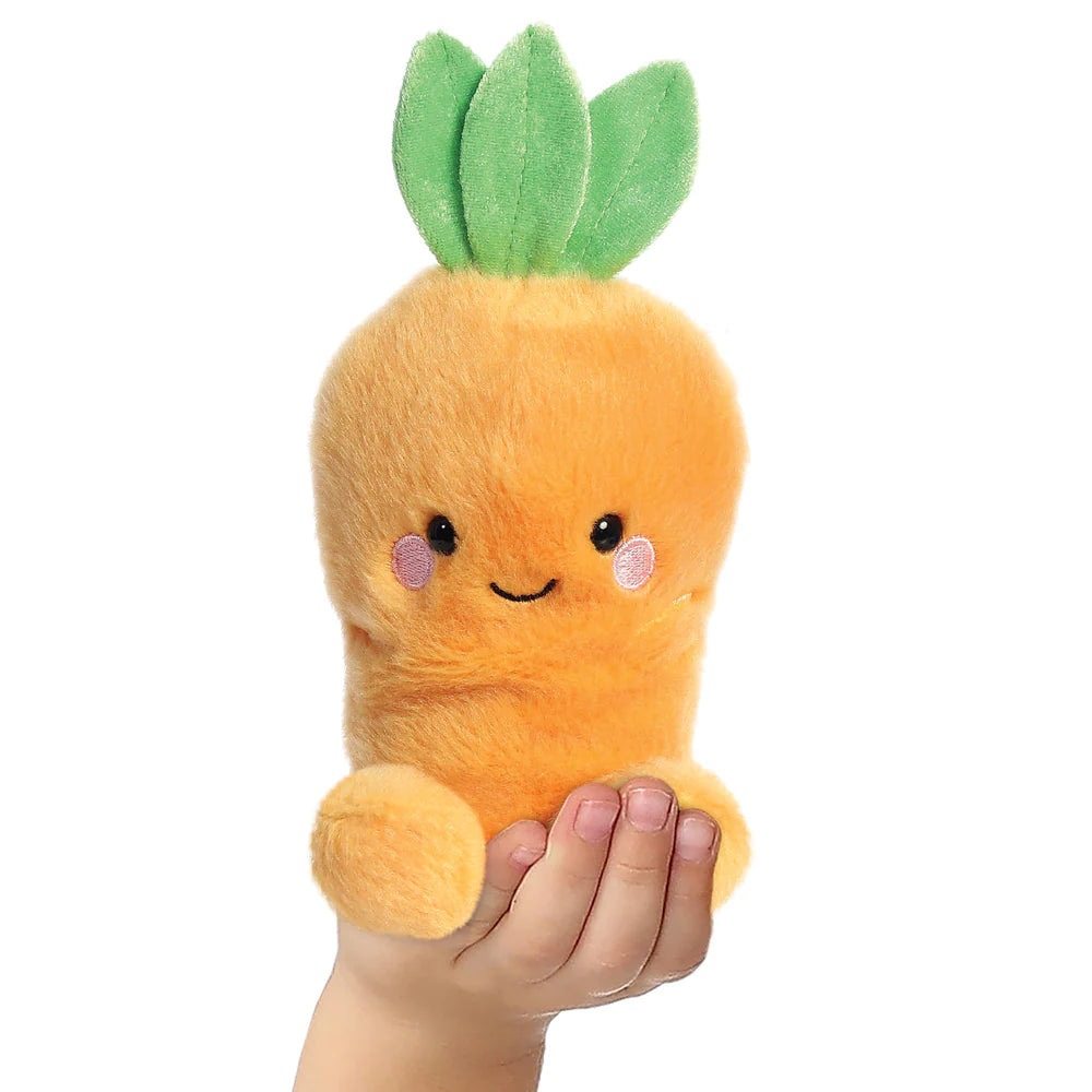 Palm Pals Cheerful Carrot Soft Toy 5 Inch